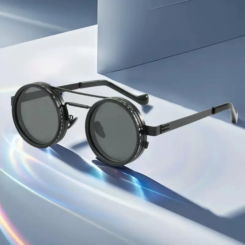 Tattoo Polarized Sunglasses High Definition Reflective Free Glasses Adjustable Lens Eye Protection Glasses Equipment