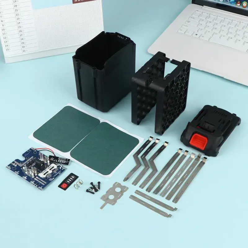 30 Cell 25V 42V 60A 18650 Lithium Battery Shell PCB Charging Protection Circuit Board Boxes For Mak Li-ion Battery Housings