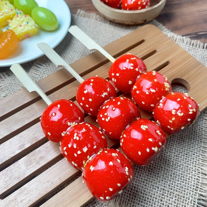 15 سنتيمتر محاكاة الجليد السكر القرع سلسلة بولي كلوريد الفينيل الاصطناعي الزعرور سلسلة وهمية الفاكهة نموذج التصوير الدعائم الحلي ديكور الحفلات #1