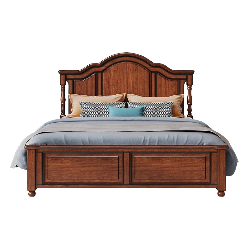 

Solid wood children American teenagers 1.2 meters single bed bedroom furniture simple and modern