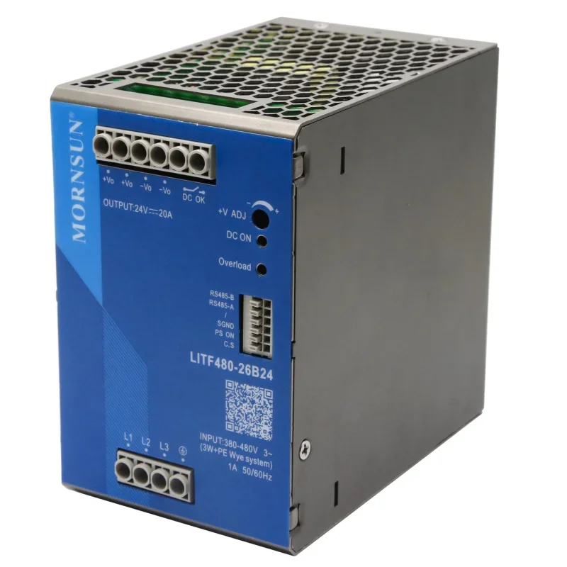 LITF480-26B24/36/48 480W High Quality AC-DC Rail Power Supply, Brand New Original And Genuine