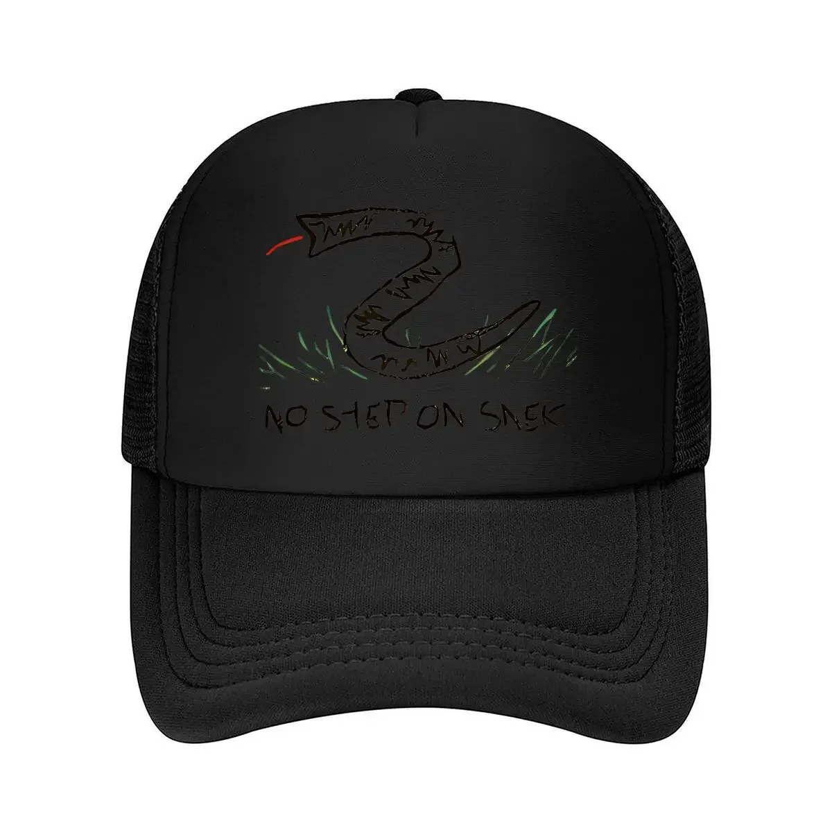 New “No Step On Snek Humor, Meme Design” Mesh Baseball Cap