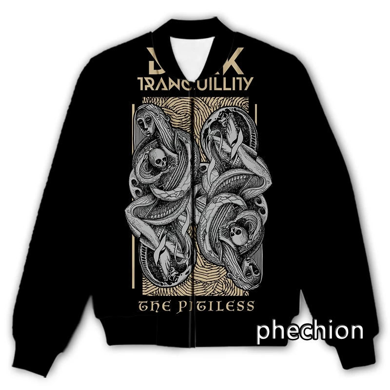 

phechion New Men/Women Dark Tranquillity Band 3D Printed Casual Jacket Fashion Streetwear Men Loose Sporting Jacket & Coat Q217