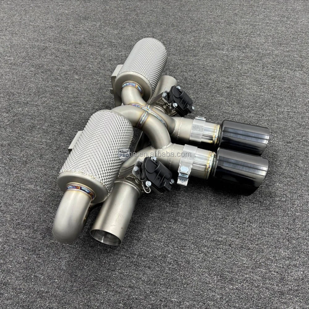 Rytan Exhaust Pipe Exhaust Valved 304 Stainless Steel Valvetronic Exhaust System Catback for Porsche 992 911 3.0T Change to GT3