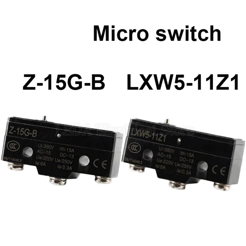 1Pcs LXW5-11Z1/Z-15G-B Micro Slide Motion Limit Switch 3Pin SPDT With Screw Terminals Microswitch High Performance Travel Switch