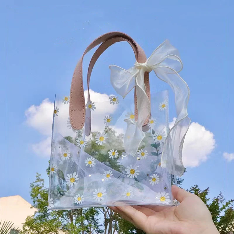 Transparent And Personalized Large Capacity Waterproof Gift Bag Gift Handbag