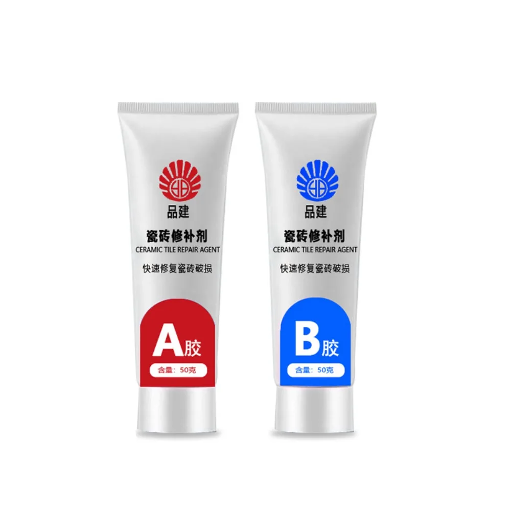 Multi-color Optional Repair Glue For Tile Toilet Washbasin Ceramic Repair Paste Caulk Glue Tub Tile Shower Repair Kit A+B