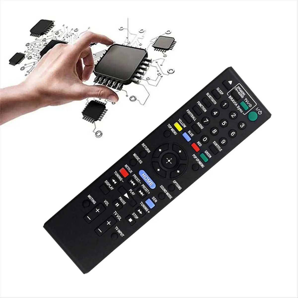 【Universal】 RM-ADP089 Replace Remote for DVD BDV-E2100 BDVE3100 BDVE4100 BDVE6100 HBD-E2100 HBD-E3100 HBD-E6100