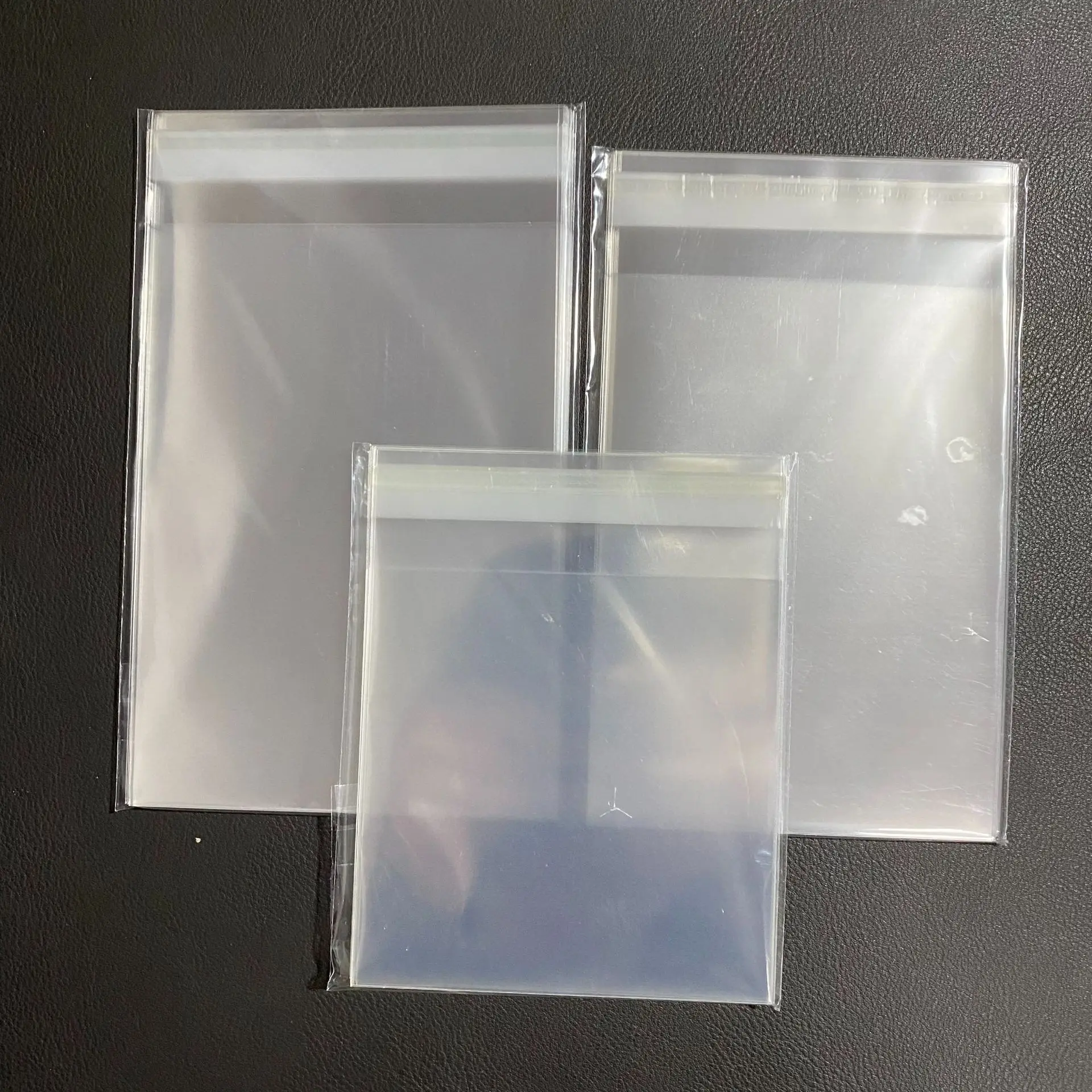 100pcs Transparent Envelope OPP Self-adhesive Bag Square Card Postcard Collection Bag Sealing Plastic Film