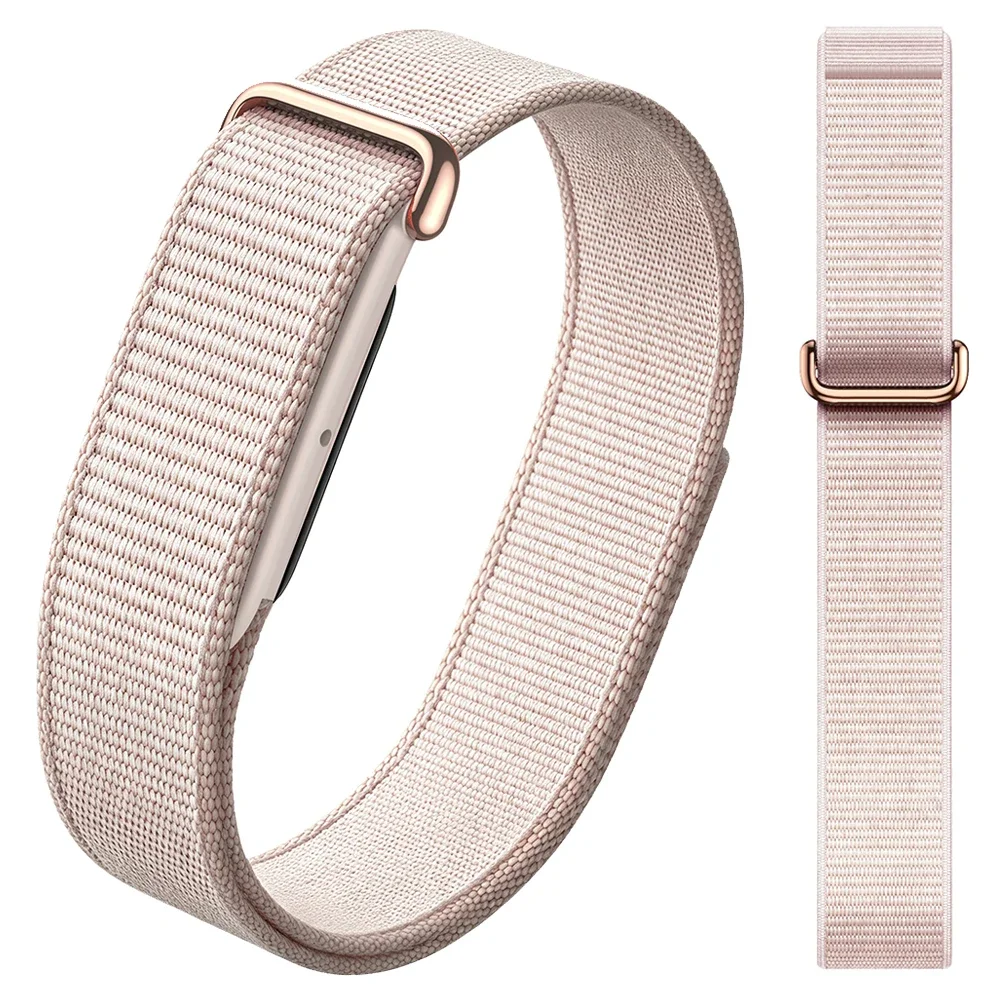 für Google Fitbit Air Silikon+Nylon-Schlaufenarmband für Fitbit Air Fitness Tracker 1:1 Original Sport-Uhrenarmband Armband-Zubehör – Detail 24