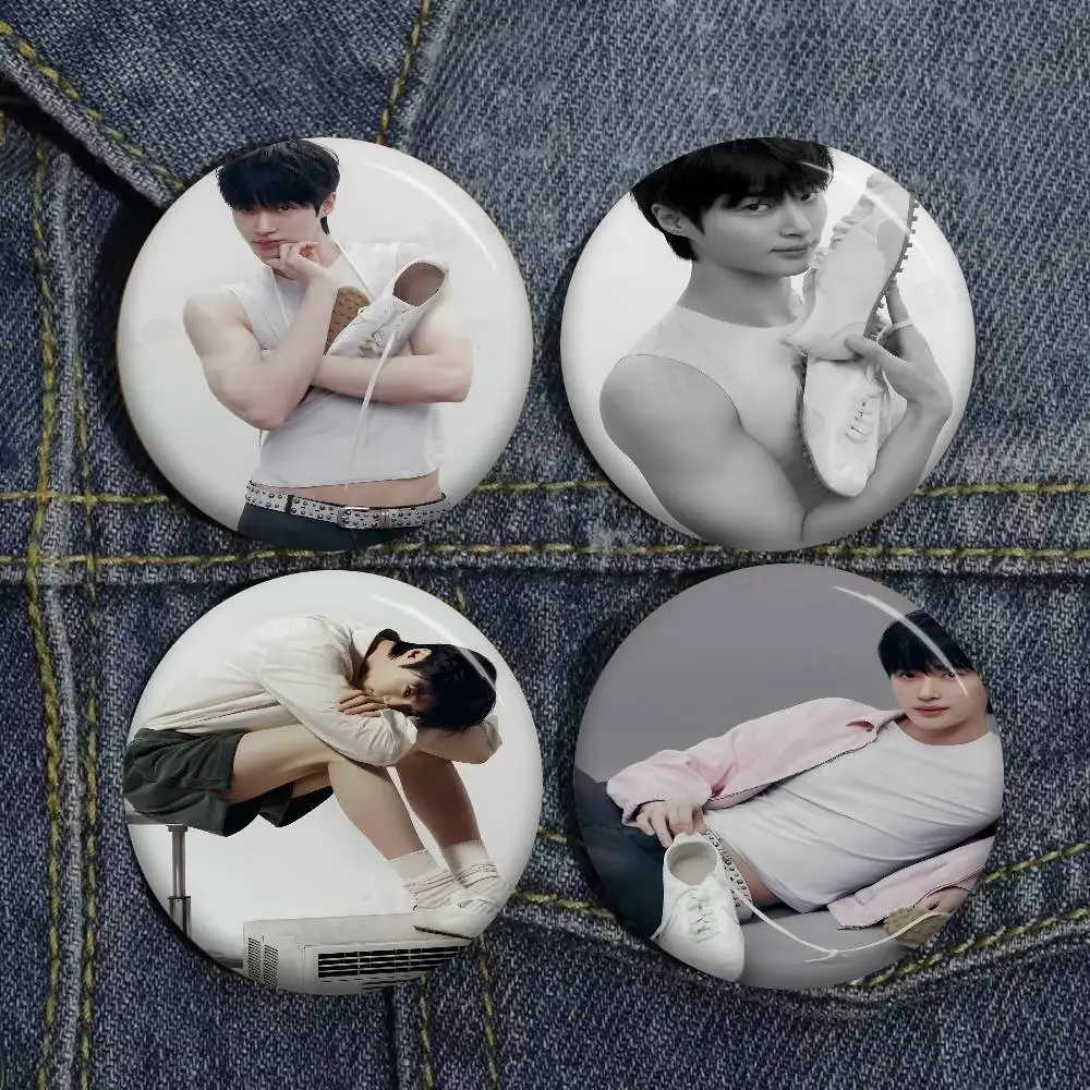 Actor B-Byeon W-Woo-seok Anime Brooches Cute Cartoon  Badge Jacket Jeans Lapel Pin Gift Accessorie