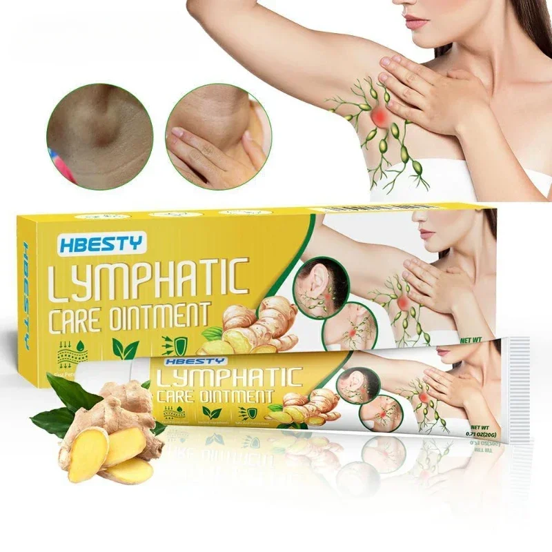 Lymphatic dredging ointment Auxiliary breast Armpit neck lymph Node mammary gland Anti-Swelling Detox Treat cream Herbal Plaster