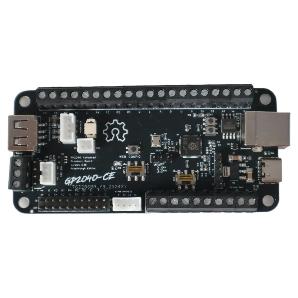 

Kit de tarjeta de control USB para joystick arcade de retardo cero, tarjeta de control para joystick de juego Raspberry Pi PICO