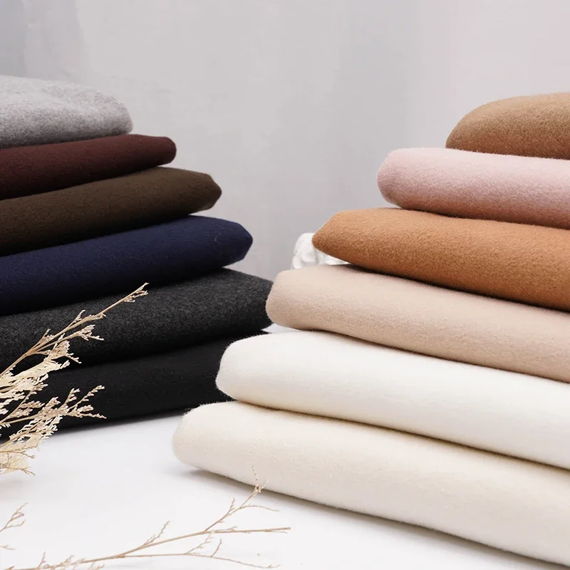 

Thick Woolen Fabric, Double-sided Solid Color Ground Wool, Imitation Cashmere Jacket, Imitation Wool Clothing Fabric