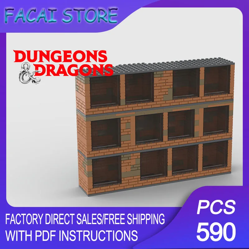 

Modular City Building Model Moc Building Brick Modular Cabinet for CMF D&D Technology Blocks Christmas DIY Toy Construction Gift