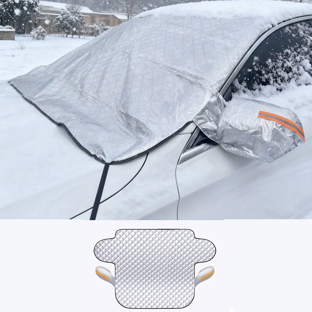 

Dustproof Frostproof Car Cloth Car Windshield Snow Sun Shade Waterproof Protector Auto Magnetic Cover Car Front Windscreen Cover