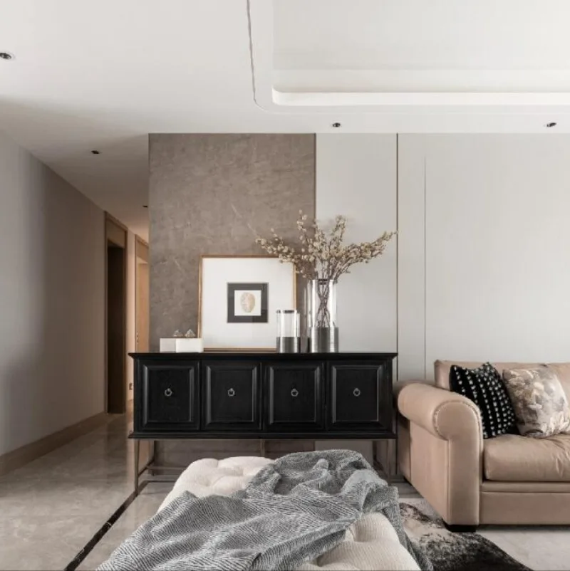 Шкаф для гостиной, светлый роскошный американский шкафчик из цельного дерева, королевский дуб, обеденный боковой шкаф, металлический шкаф для хранения в скандинавском стиле