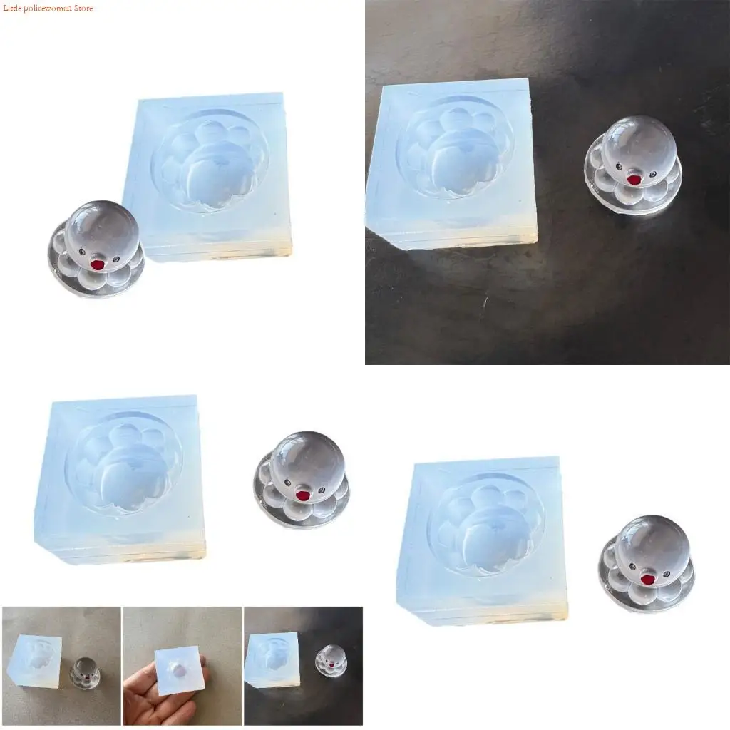 

F92D Силиконовая форма для осьминога Скульптура Домашняя украшение настольное орнамент