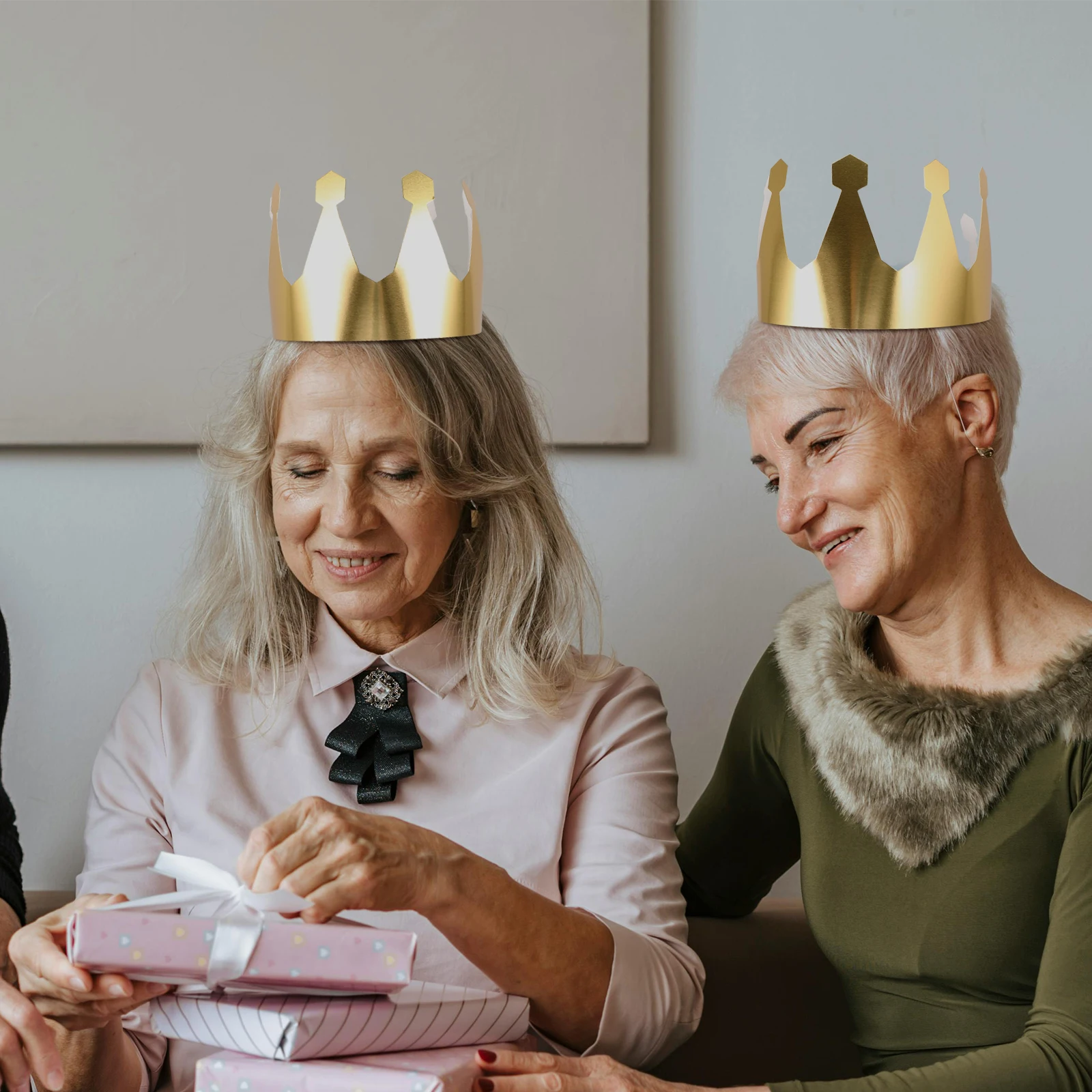 

24 Pcs Paper Crown Headband Birthday Hats Party Favors Bulk Props Cap Crowns Child