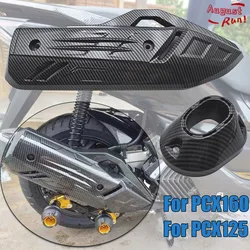 For Honda PCX160 PCX125 PCX 160 125 2021 2022 2023 2024Motorcycle Exhaust Pipe Protection Guard Cover Decorator Protective Cover