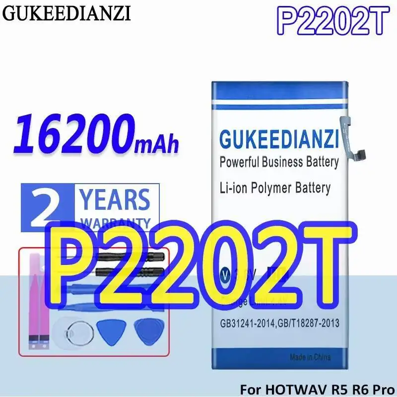 

Стабильный аккумулятор для ноутбука P2202T для Hotwav R5 R6 Pro R6pro R5pro 16200 мАч, долговечный