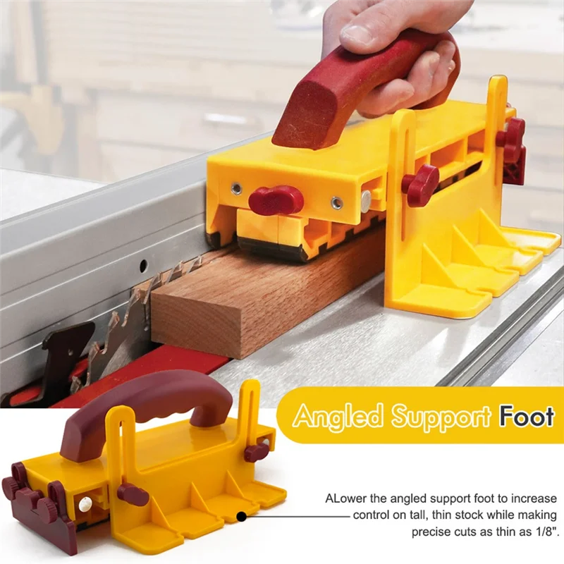 【RECOMMEND】Woodworking Table Saw Push Handle Push Handle Auxiliary Safety Block Carpenter' S Hand Saw Tool