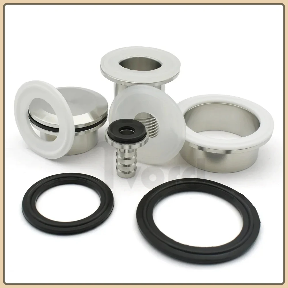 5pcs Three Clip Hygiene Grade Food Grade Silicone EPDM PTFE FKM Iso High-quality Pressure Sealing Silicone Gasket.