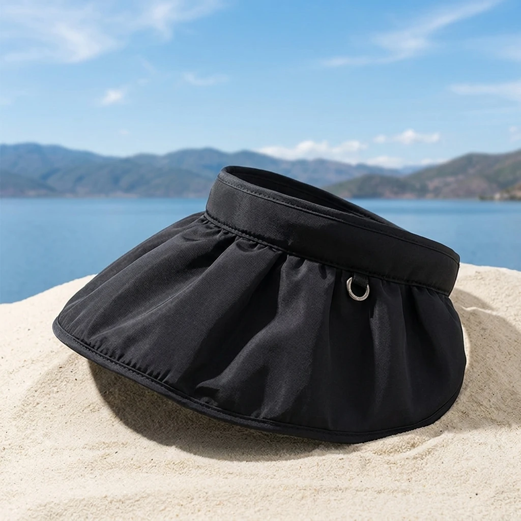 1pc Wide Brim Sun Hat Breathable UPF50+ UV Protection Women's Cap for Cycling Travel Outdoor Summer Beach Accessories