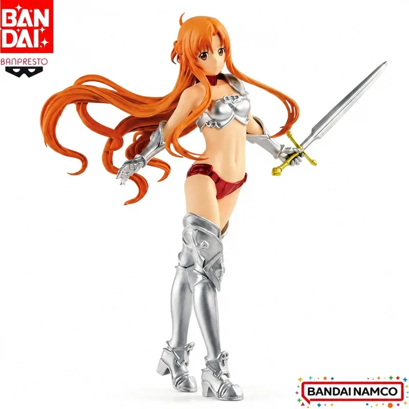 In Stock Bandai Original Banpresto Sword Art Online Asuna Action Figure Model Doll Brand New Boxed Anime Characters Toys Model view 2