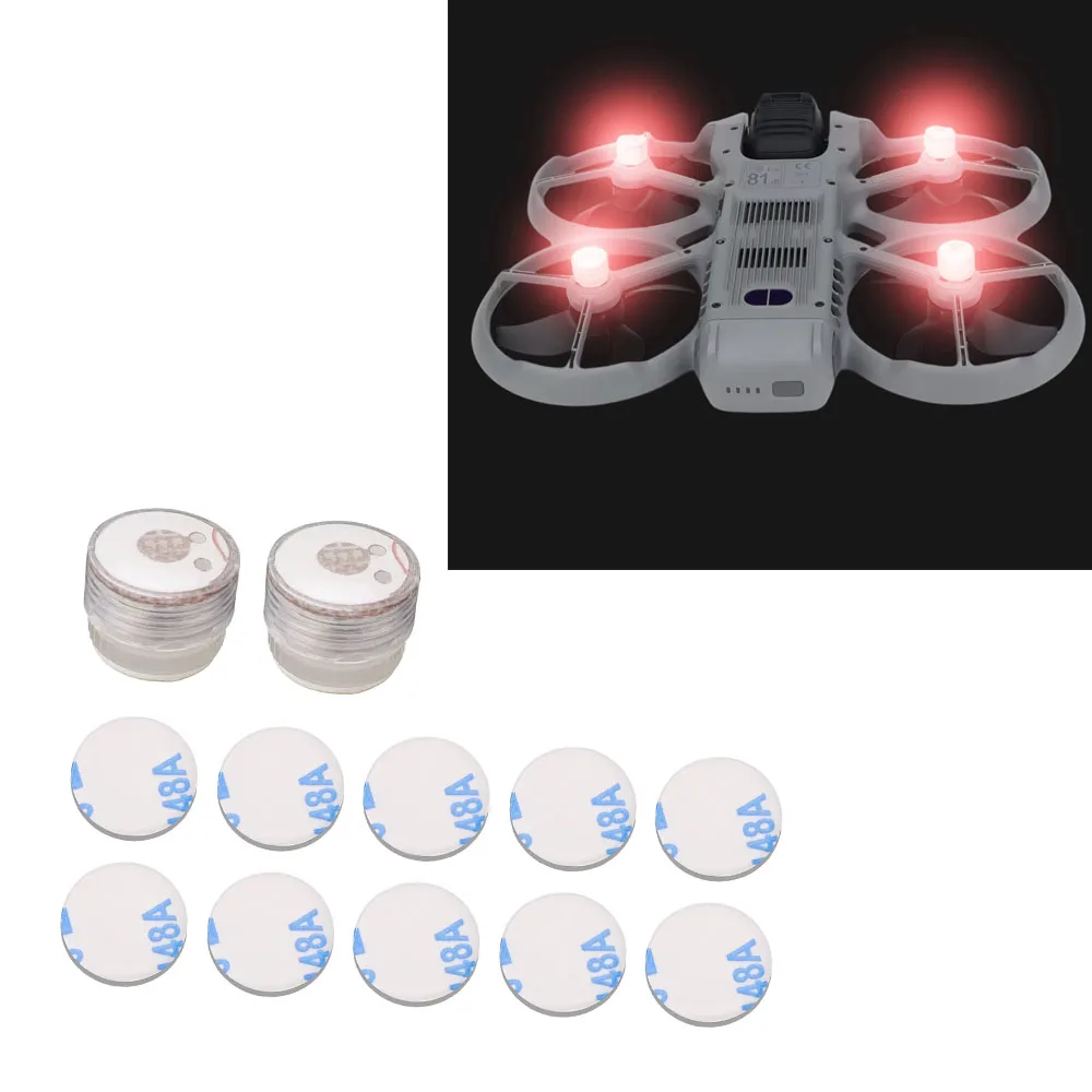 

Mini Signal Flash Light for DJI AVATA 360 Night Flight Warning Light Drone Camera Accessory 2PCS
