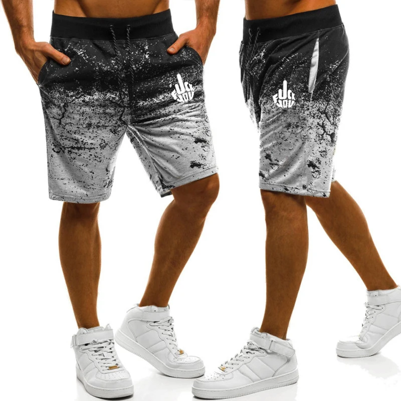 Summer Breathable Men Mesh Shorts Gym Bodybuilding Casual Loose Shorts Joggers Outdoor Fitness Beach Short Pants Sweatpant