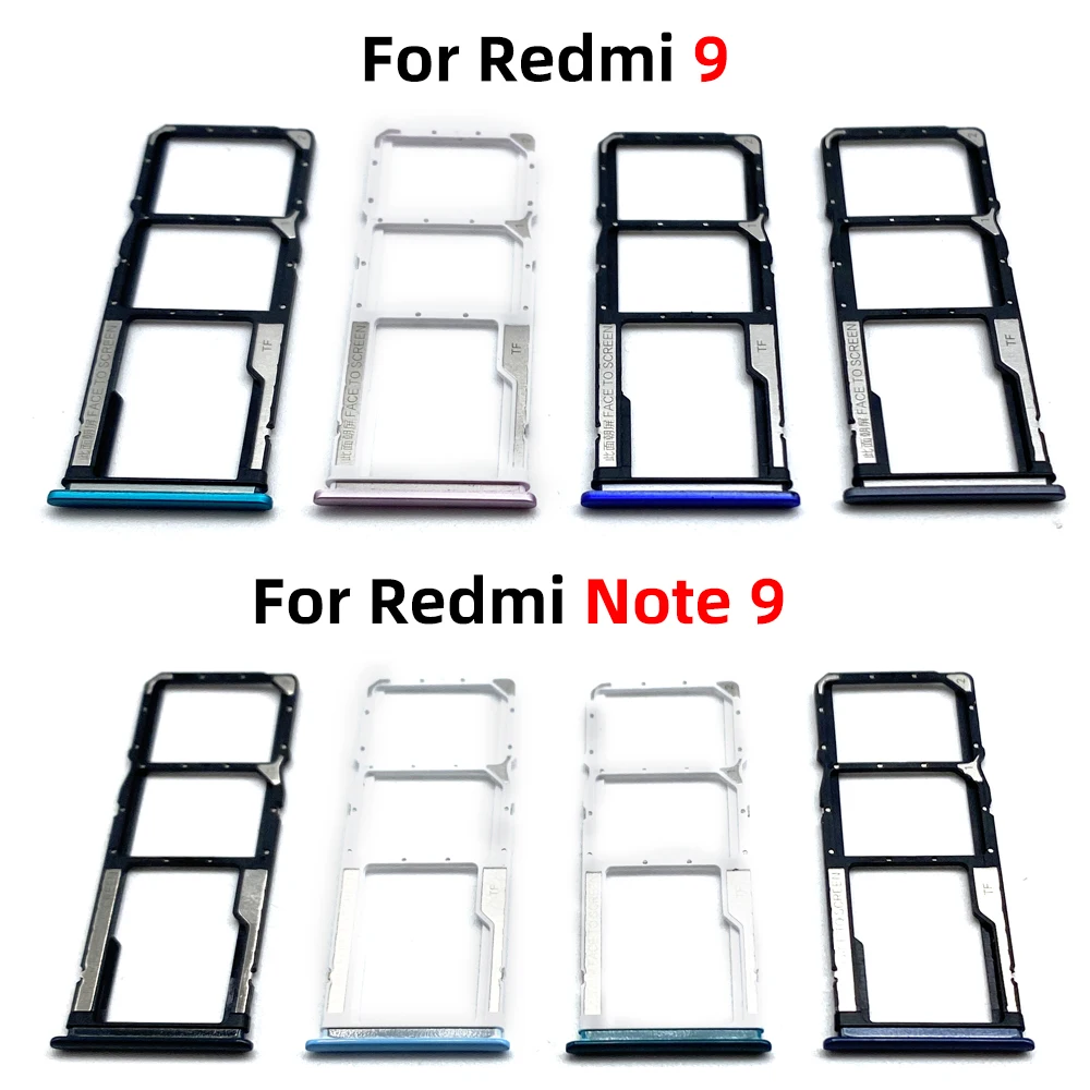 

Micro Nano SIM Card Holder Tray Slot Holder Adapter Socket For Redmi 9 9T Note 9s 9 pro Mobile Phone With Pin Replacement Parts