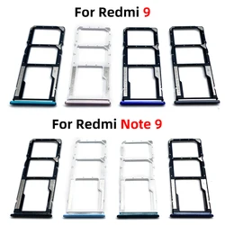 Micro Nano SIM Card Holder Tray Slot Holder Adapter Socket For Redmi 9 9T Note 9s 9 pro Mobile Phone With Pin Replacement Parts