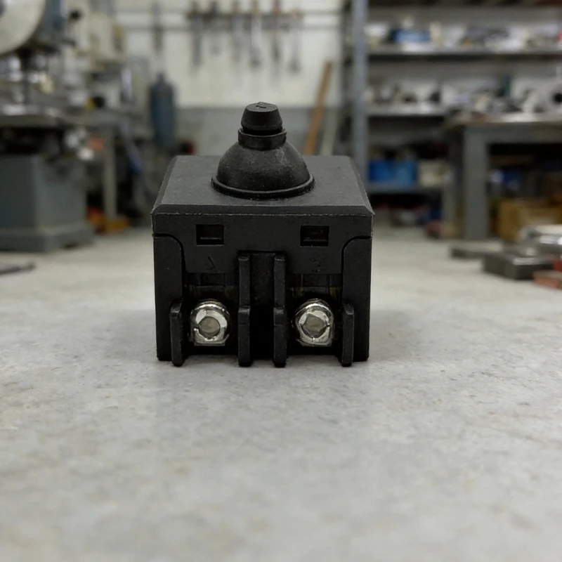Replacement Control Switches Part, 4 Pack Black Plastic Housing with Screw Connection Ends, Approximate Size Guide for Repair