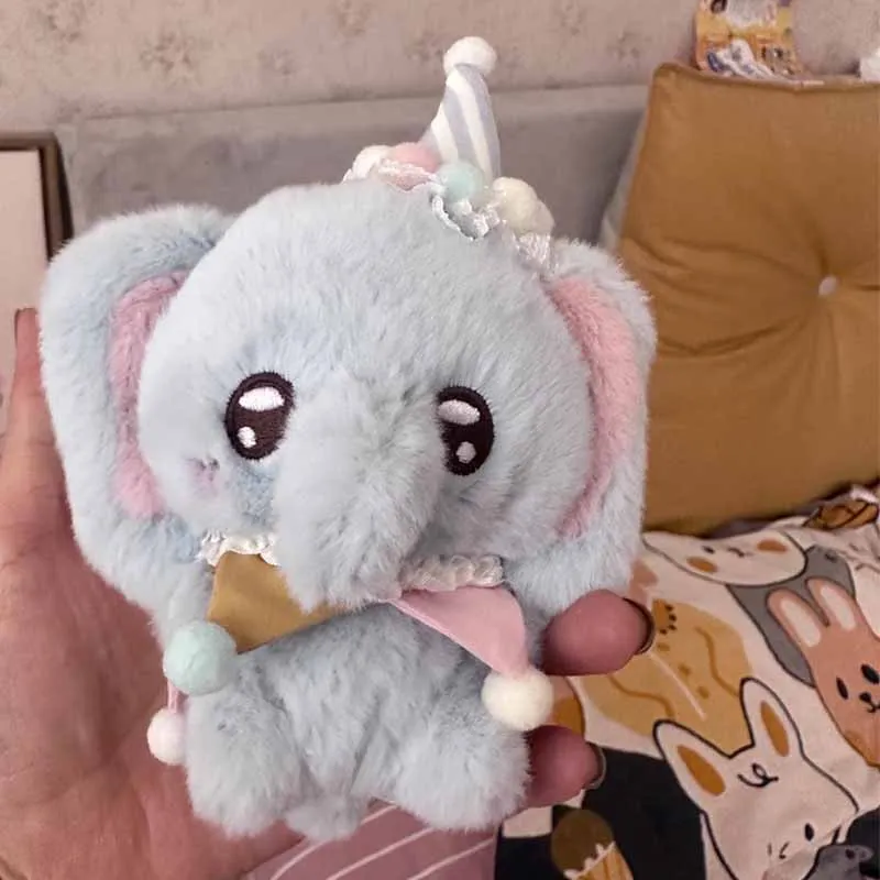 Cute Cartoon Anime Peripheral Doll Simulation Rabbit Dog Doll Pendant Creative Backpack Pendant Decoration Girl Birthday Gift