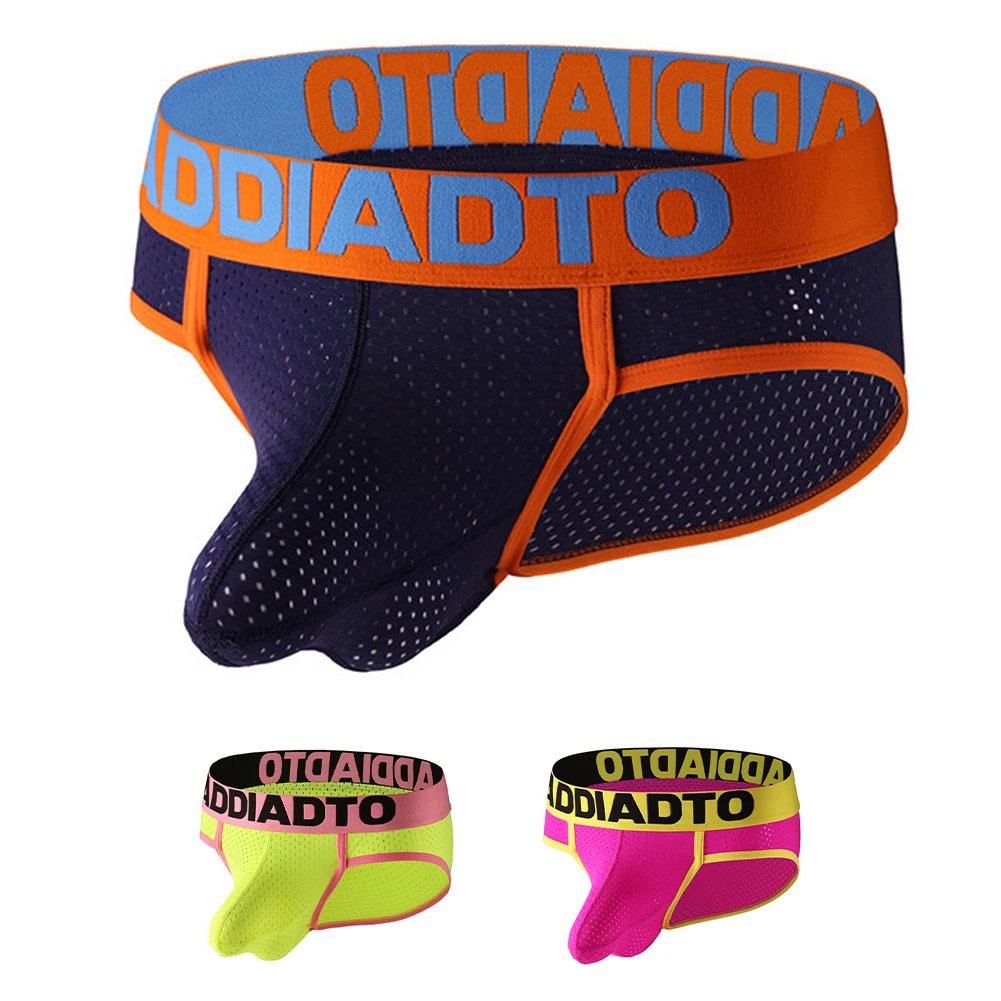 

Men Pouch Sexy Briefs Panties Breathable Mesh Underpants Quick Drying Man Underwear Jockstrap Comfortable