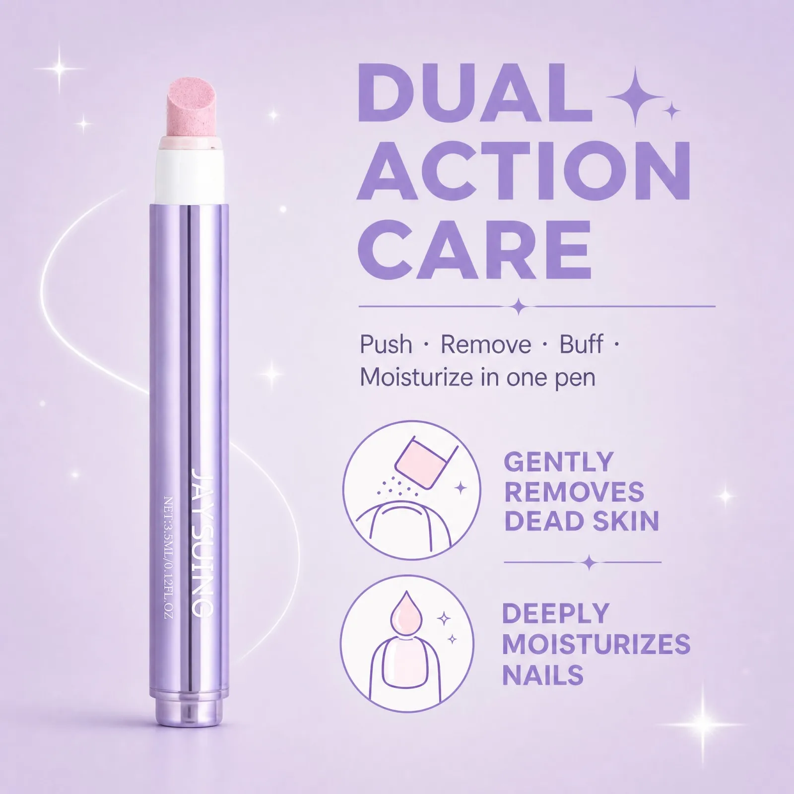 Nail Care Pen Essence Moisturize Strengthen Dry Cracked Nails Soften Cuticles Boost Natural Shine Portable Manicure Tool 3.5ml view 2