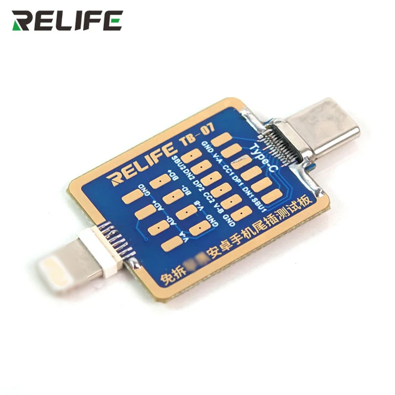 Imagem -04 - Relife Tb07 Android Phone Tail Plug Testing Board Ferramenta de Reparo de Localização Rápida Não-desmontagem Falha ip Android