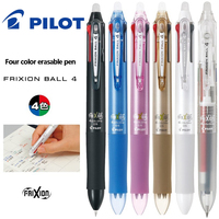 Japan Pilot Frixion Pen 4 in 1 Erasable Gel Pen 4 Colors 0.5 Mm /0.38mm LKFB-80EF/LFBTRF-30UF/EFR-6 School Acsesories School