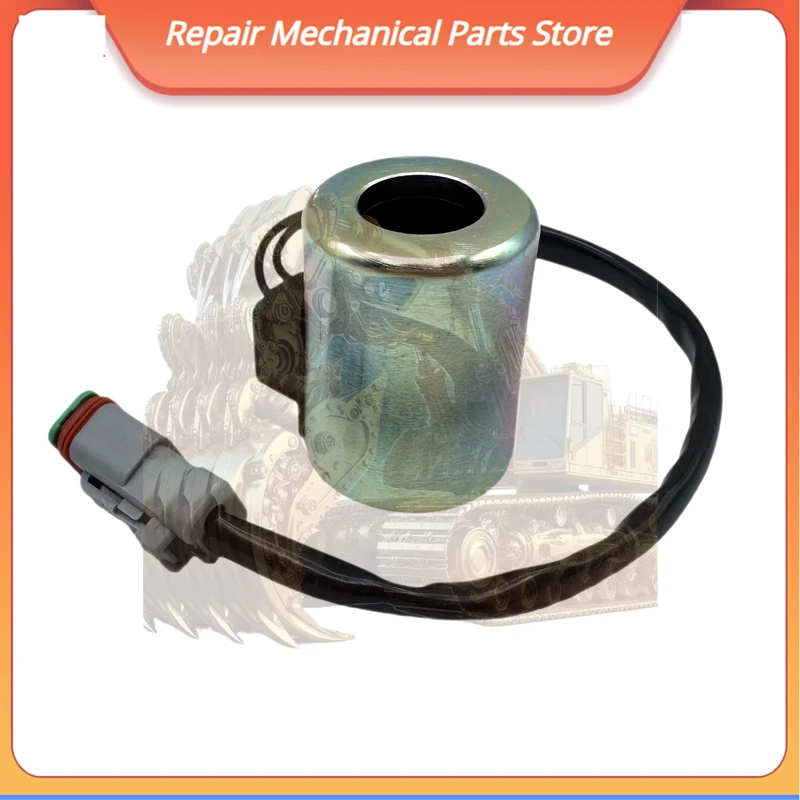

24v Solenoid Valve Spool Coil For Xcmg Small Square Plug Excavator Accessories Construction Machinery Parts