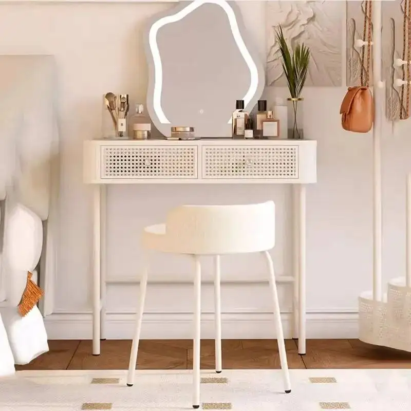 

Desings Storage Dressing Table Iron Simple Modern White Dressing Table Makeup Luxury Cheap Coiffeuse De Chambre Furniture Home