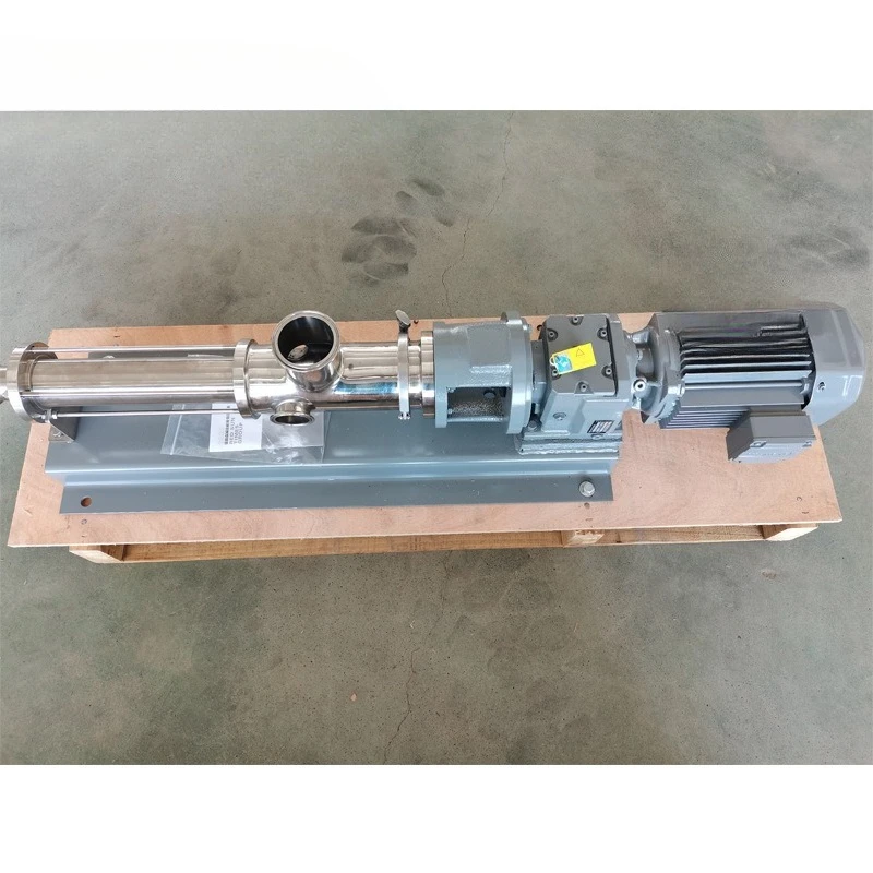 Stainless steel whole pump series food pump, self-priming screw pump