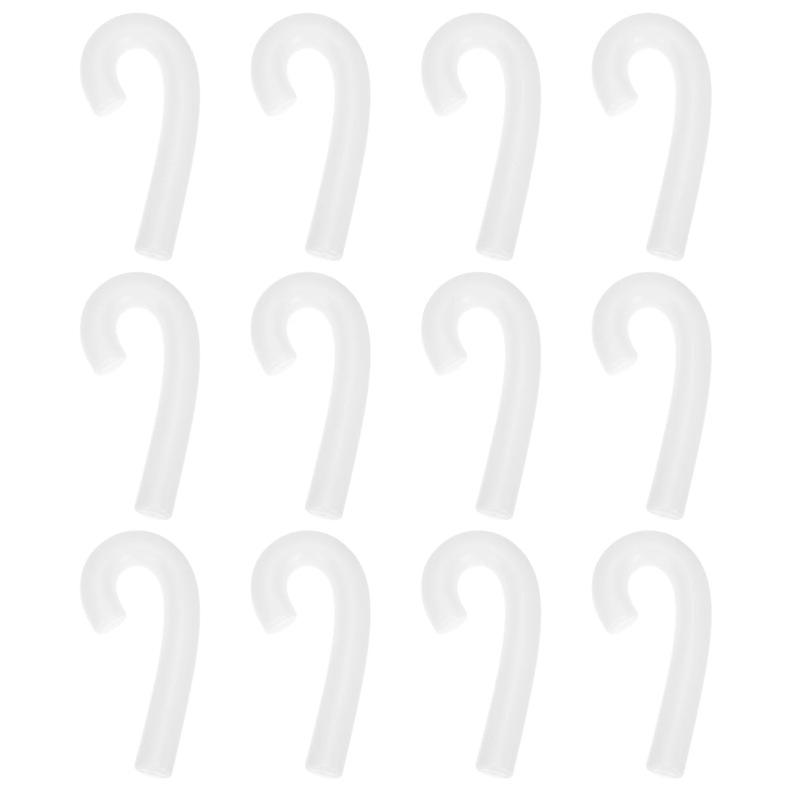 

12Pcs Christmas Big Plastic Walking Stick Crutch Ornaments Hanging Xmas Tree Decoration Creative Festival Pendant