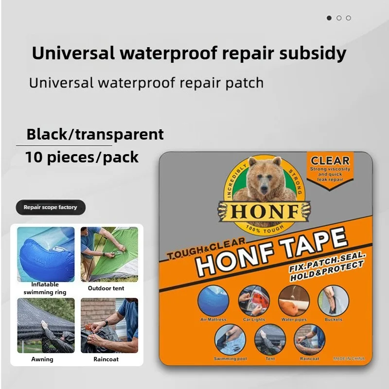 

Пластырь для ремонта воздушной подушки, герметичная водонепроницаемая лента для водопроводных труб, клейкая лента для быстрого ремонта дождевика для палатки, герметичная заплата из ТПУ