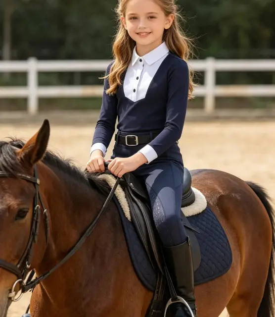 Spring and summer children's equestrian pants, stretch silicone anti-slip riding pants, four-season thin equestrian sportswear 5 Spring and summer children's equestrian pants, stretch silicone anti-slip riding pants, four-season thin equestrian sportswear 5