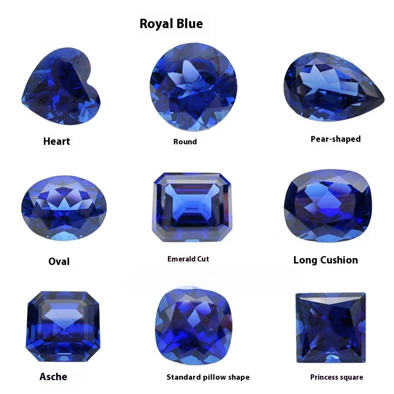 

Jinglin Jewelry Wholesale Premium Lift Method Cultivated Royal Blue Sapphire Main Stone for JewelryAGLCertificate