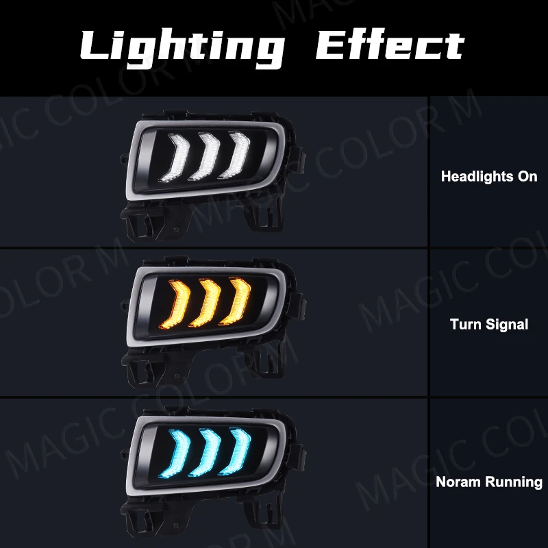 For Mazda 6 2005 2006 2007 2008 2009 DRL Daytime Running Light LED Fog Lamp Turn Signal White Yellow Blue Car Accessories 12V