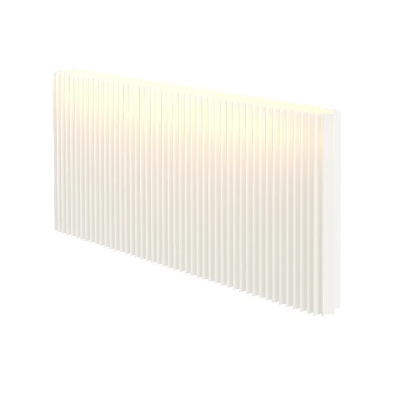 Illuminated Paper Divider Screen, No Drill Self-install Partition for Room Separation