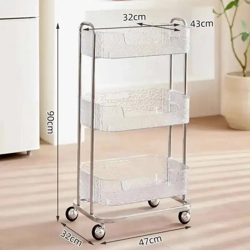 Organizer Furniture Trolley Hairdresser Storage Beauty Auxiliary Eyelash Salon Wheels Cart Rollers Removable Trolly Mobile Tool