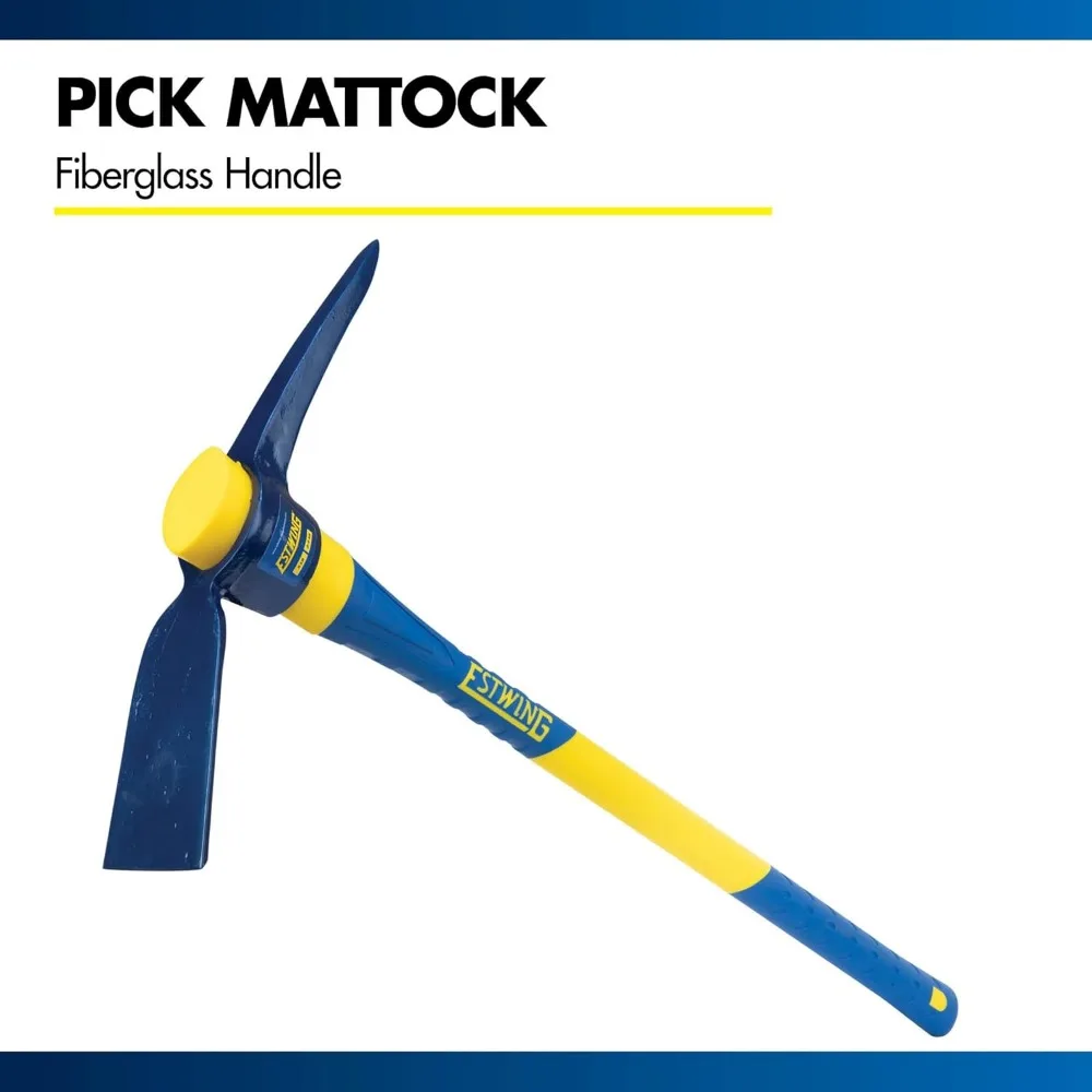 مقبض من الألياف الزجاجية مقاس 36 بوصة Estwing 5 رطل غير لامع لإزالة الجذع والحفر العميق